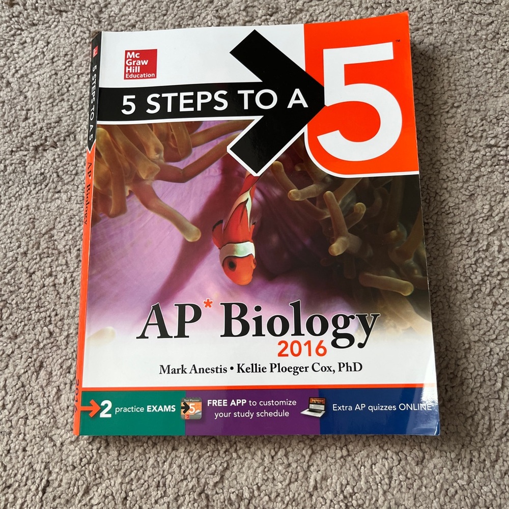 McGraw Hill 5 Steps to a 5 AP Biology Book (2016)